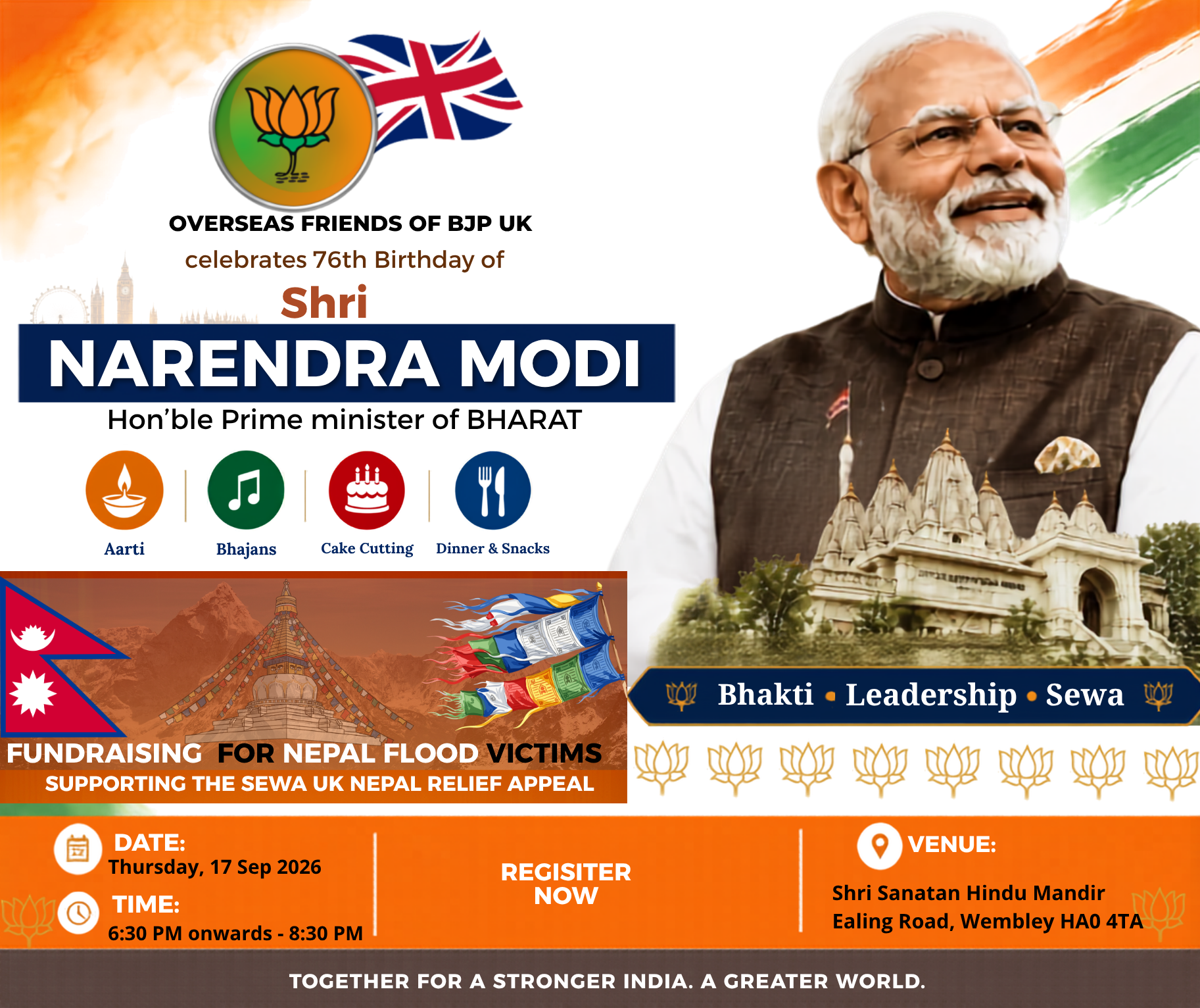 76th Birthday of Shri Narendra Modi